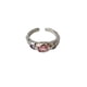 thumbnail image 5 of Colección de anillos de circonitas de color ~ Anillo abierto con diseño de nicho femenino de Advanced Sense bling Nuevo anillo para dedo, 5 of 5