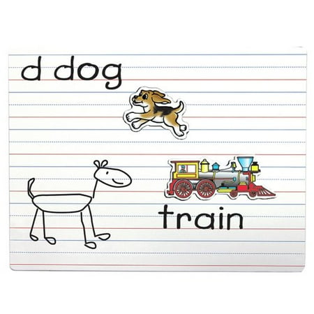 Patch Products Dry Erase Lined Graphic Wall Mounted Whiteboard, 1' H x 1' W (Set of 2)