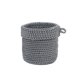 thumbnail image 2 of Cesta de Almacenamiento Colgante, Cubo de Tela Tejido, Organizador de Pared con Cuerda de Algodón, Decoración Hecha a Mano, 14 x 13 cm para Organización de Mesita de Noche o Escritorio, 2 of 6