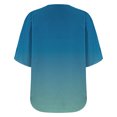 thumbnail image 5 of BODOAO Kimono Cardigans for Women Women's Chiffon Short Sleeve Open Front Cardigan Lightweight & Breathable Summer Cover Up for Casual & Wear Blue 5Xl, 5 of 7