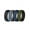 Pack H: Sky Blue E-Black, Black-Grey B, Black-Dark Blue B, Black-Olive Green, variant on Men's Air Groove Silicone Wedding Band, Comfort Fit Rubber Ring, 7.8mm Wide, 1.8mm Thick, Variety Multipack 4-7