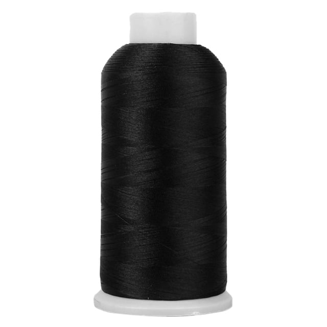Carrete De Hilo De De Poliéster Para La Máquina De Coser 108d / 2 Negro BLESIY Hilo de coser