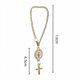 thumbnail image 3 of Rhinestone Alloy Steering Wheel Pendant Human Head Shaped Car Hanging Ornament Fashion Inlaid Diamond Chain Decor Stylish Auto Interior Acces, 3 of 8