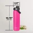 thumbnail image 6 of ThermoProof Insulated Stainless Steel Water Bottle 22oz, Leakproof Spout & Chug Lid, Keeps Cold 24H Hot 12H, Reusable Wide Mouth Bottle, 6 of 10