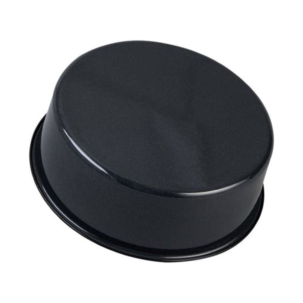 (2 pack) Cinsa 10in Enamel Cake Pan, Gray