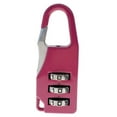 thumbnail image 1 of Yeacher 3 Dial Digit Number Code Password Combination Padlock Travel Lock, 1 of 6