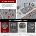 thumbnail image 3 of Stylish Dual Mount 32 ¼" Stainless Steel 16G Double Bowl Kitchen Sink with Grids & Strainers S-202XTG, 3 of 10