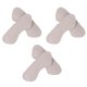 thumbnail image 1 of 3 pares de protectores de talón autoadhesivos de cuero para el cuidado de los pies, plantillas y almohadillas traseras para zapatos de tacón (beige), 1 of 3