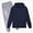 Navy, variant on Boys Girls Fall Winter Clothing Sets Kids Thermal Two Piece Outfit Warm Cotton Long Sleeve Shirts Elastic Pants Set(Pink,7-8)