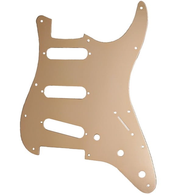 Plaque de Protection en Métal Sss 11 Trous pour Guitares Électriques Strat