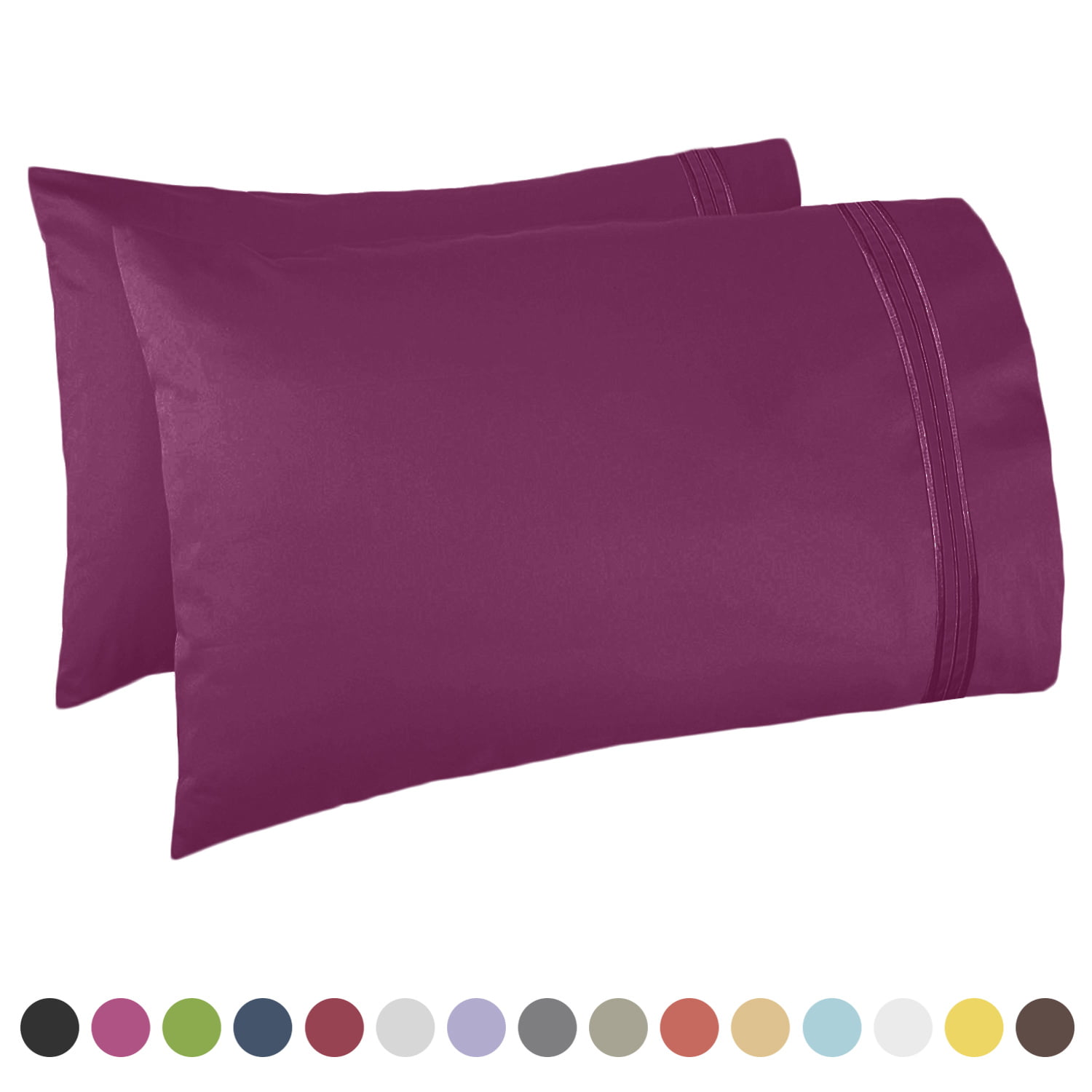 Body Pillowcase Microfiber Pillowcase Body Pillow Size 20x54 Vivacious Magenta 