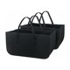 thumbnail image 1 of Cesta de fieltro para leña para interiores, cesta de almacenamiento de fieltro con asas, bolsa de fieltro plegable reutilizable grande, bolsas portátiles para carrito de compras, para, 1 of 5