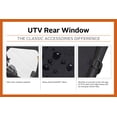 thumbnail image 5 of Classic Accessories QuadGear UTV Rear Windshield, Fits Polaris Ranger 6x6 800, 800 Full Size, Crew 800, Crew Diesel (2015 models and older), Black, 5 of 7