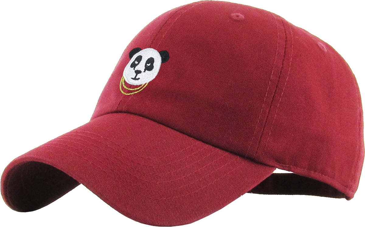 burgundy polo hat