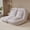 White, variant on Convertible Fold-Out Sofa Bed, 18 Position Adjustable Double Sofa Bed, Folding Mattress Sofa with Thick Cushion for Living Room, Guest Room, Apartment, Gray