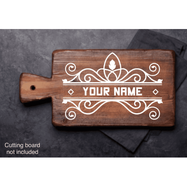 Personalized Kitchen Cook Cutting Board Sticker Decal Diy Wall Art Active Com
