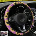 thumbnail image 1 of Sunflower flower Car Steering Wheel Cover Non Slip Stretch-on Fabric, 1 of 6
