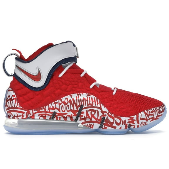Nike Men's LeBron 17 Graffiti Remix Red Basketball Shoes, from StockX