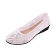 thumbnail image 2 of Willtoo Women's Ballet Flats Round Toe Slip on Lace ballerina Flat Comfortable Wedding Casual Dressy Floral Flats Shoes, 2 of 7