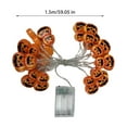 thumbnail image 2 of Floleo Halloween Pumpkin String Lights LED Jack-O-Lantern Battery Operated Lights 3D Double Pumpkin Lights For Home Door Window Porch Decor Indoor Outdoor Halloween Party Decorations, 2 of 9