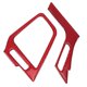 thumbnail image 2 of ABS, fibra de carbono roja, embellecedor de cubierta de salida lateral, adhesivo decorativo para 10.ª generación, 2016, 2017, 2018, 2019 (RHD), 2 of 5