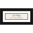 thumbnail image 1 of Murdock, Ramona 14x7 Black Ornate Wood Framed with Double Matting Museum Art Print Titled - Our Family, 1 of 4