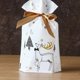 thumbnail image 2 of PAQUETE BOLSAS de NAVIDAD SANTA ELK ENVOLTURA BOLSAS PEQUEÑAS con CORDONES - Ciervo Yotijar Bolsas para envolver galletas panadería, 2 of 7