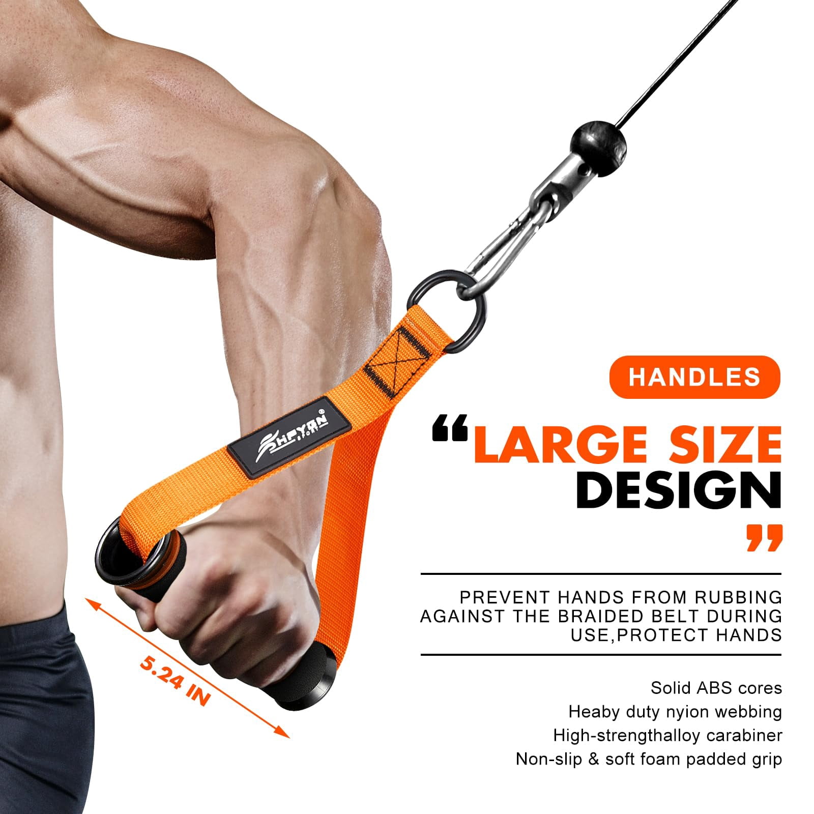 INNSTAR Resistance Bands Set With Accessories - Portable Home Gym, Detachable Bar, Handles, Ankle Straps - View #5