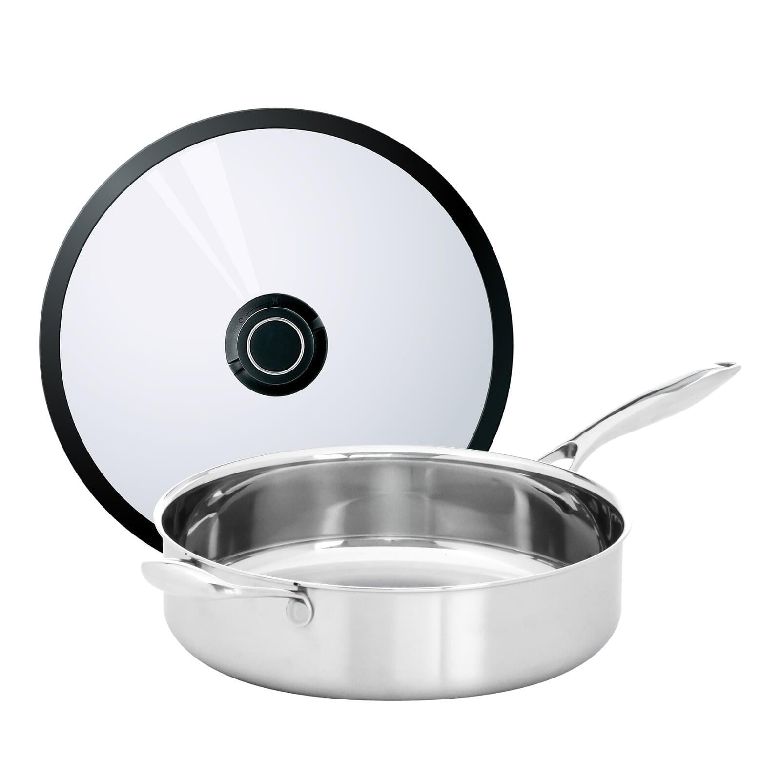 Black Cube Stainless, Sauté Pan w/ Lid, 11" dia., 4.5 qt.