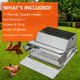 thumbnail image 4 of QinaQin Comedero automático para aves de 27 lb, fabricado en acero galvanizado, activación por pedal y diseño a prueba de ratas, ideal para gallinas, patos o faisanes, 4 of 8