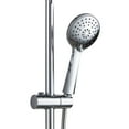 thumbnail image 4 of Fennocasa Polaris 2 Shower Set - 6" High-Pressure Rain Shower Head & Handheld Combo - Brushed Nickel, 4 of 6