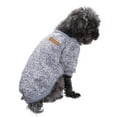 thumbnail image 5 of Pet Puppy Clothes Warm Pet Dog Cat Jacket Coat Soft Sweater Clothing For Dogs Gray XS, 5 of 5