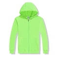 thumbnail image 2 of WEAIXIMIUNG Maternity Shirts Summer Cute Solid Color Pure Lined Hoodie with Zipper Pullover Sweatshirt, 2 of 4