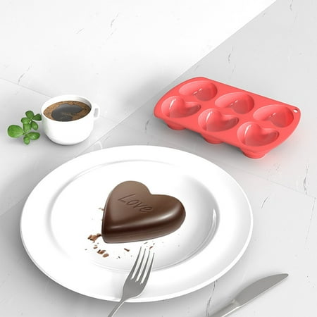 

WOXINDA Heart-Shaped Making Ice Cake Jelly Chocolate Silicone for Mould Kitchen Cake Mould