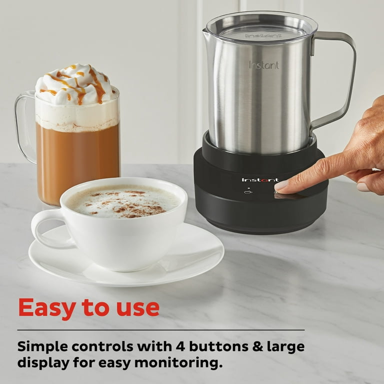 Automatic Milk Frother Electric Cold/hot Milk Steamer Cappuccino Machine  Milk Foamer Frothing Stainless Steel Home Appliances - Milk Frothers -  AliExpress