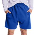 thumbnail image 2 of WTOBBY Men's Casual Sports Shorts, Loose Pajama Pants Style, Comfortable for Lounge Wear or Sleep,Royal Blue 3XL, 2 of 5