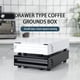 thumbnail image 5 of Caja de posos de café Naiovety acero inoxidable tipo cajonera para golpear negro, 5 of 6