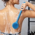 thumbnail image 4 of Long Handle Shower Scrubber Silicone Bath Brush for Exfoliation and Skincare Shower Tool, 4 of 4