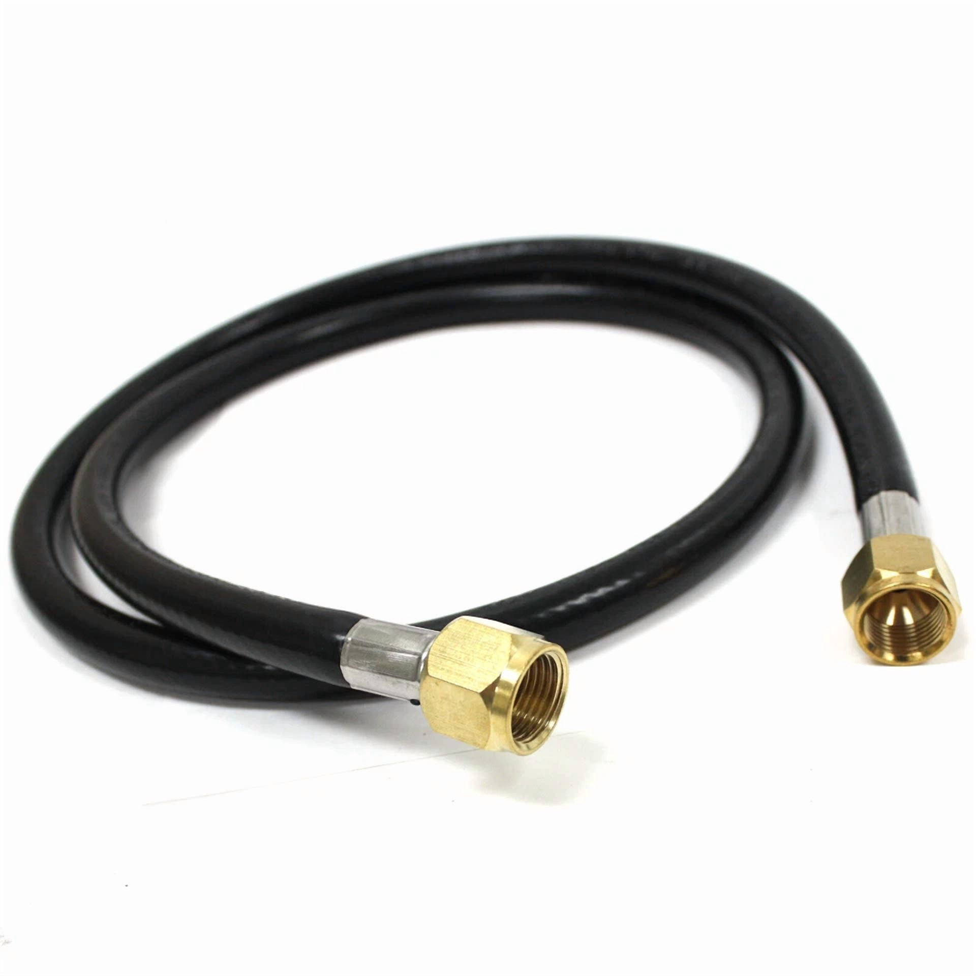 CIRCLE- 4 Feet Propane Natural Gas Line 3/8 Female Flare Hose Bbq Grill Stove Rv Lp Nat