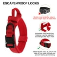 thumbnail image 5 of Unique Bargains Dog Collar for Large Dogs Adjustable Heavy Duty Collar with Handle Tactical Dog Collar Heavy Duty Dog Collar Red XL, 5 of 7