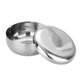 thumbnail image 4 of Salad Bowl For Home Restaurant Food Container Korean Stainless Steel Rice Bowl Dish Korea Warm Bowl Traditional Bowl With Lid, 4 of 11
