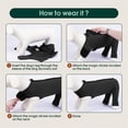 thumbnail image 4 of HQREA Dog Recovery Suit for Medium Large Dogs Female Body Suits after Surgery Two-legs Doggy Onesie for Stop Licking & Wound Protection, 4 of 6