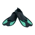 thumbnail image 2 of 1 Pair Plastic Diving Fins Swimming Training Fins Professional Snorkeling Flippers Short Blade Flippers Leg Strength Building Swimming Flippers for Unisex Adults, 2 of 8