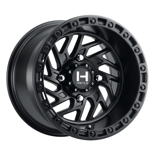 15x10 Hostile UTV H116 Jigsaw Asphalt (Satin Black) Wheel 4x137 (0mm)