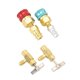 thumbnail image 2 of R1234YF Self-Sealing Quick Coupler Kit, 1234yf to R134a High and Low Pressure Adapter for Car Air Conditioner Charging, 2 of 4