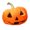 orange C, variant on Jack-O'-Lantern 16.5x16.5" Plushie - Halloween - Cute Kawaii Spooky Stuffed Animal Ultra Soft Stuffed Plush Toy