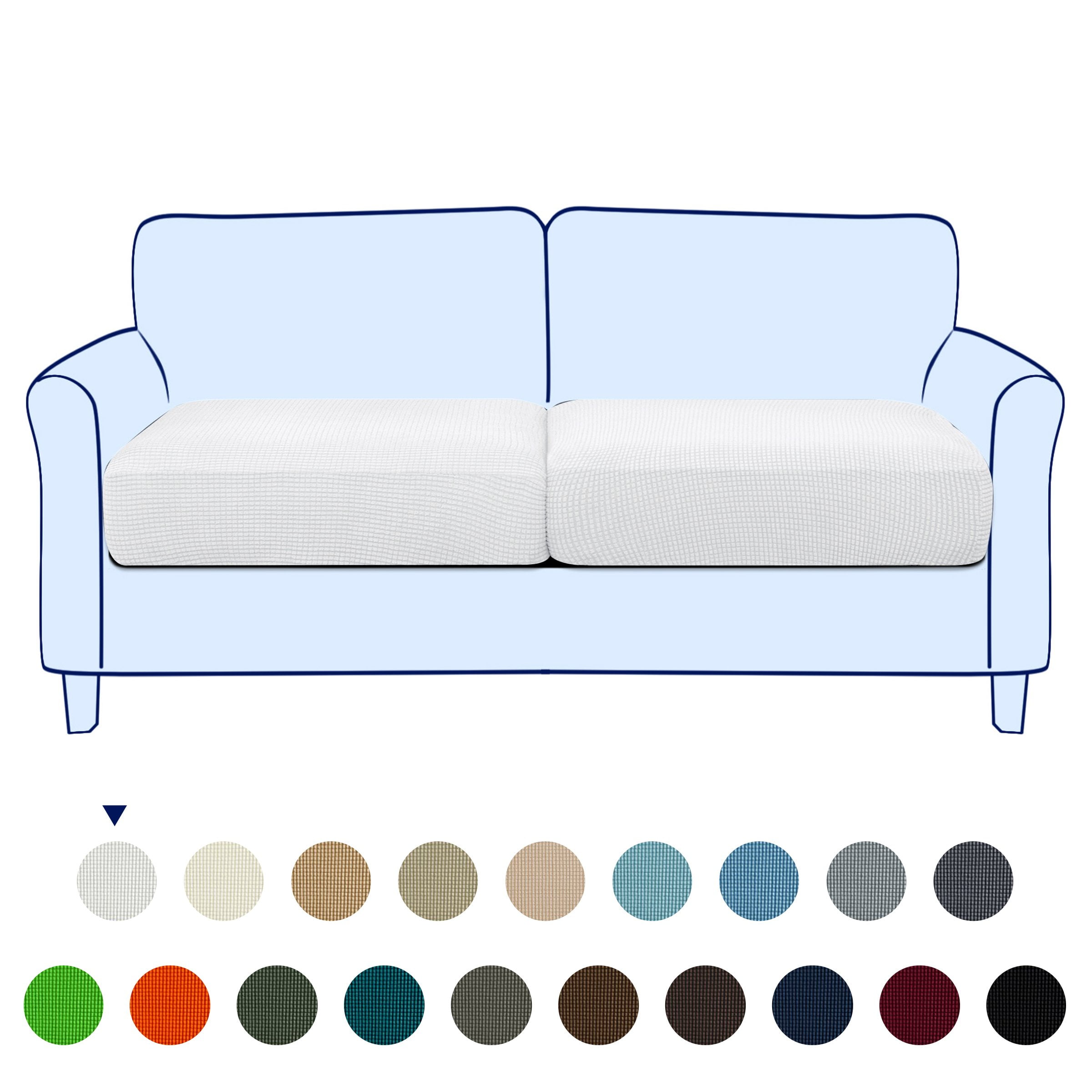 Subrtex Stretch Soft Textured Grid Box, What Is Box Cushion Sofa