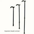 thumbnail image 4 of BIQIANWO 1pc Adjustable Aluminum Alloy Walking Cane, Non-Slip Trekking Pole with Sliding Lock, Expandable Elderly Assist Stick, 4 of 6