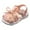 Pink, variant on shoper Toddler Sandals Size 8 Durable Pink Sandals Open Toe Breathable Girls' Sandals Summer Beach Pool Shoes Beige 18