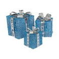 thumbnail image 3 of Christmas Lighted Gift Boxes Decorations, Ornament Christmas Outdoor Decorations blue and, 3 of 9